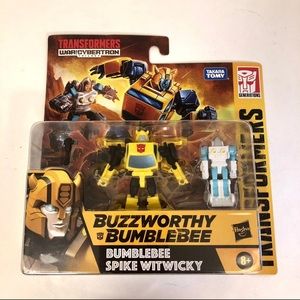 Transformers Hasbro Buzzworthy WFC Bumblebee & Spike Witwicky!